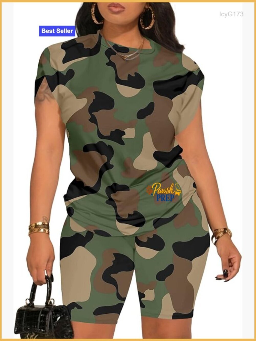 Summer 2 Piece Workout Set - Biker Shorts & Jogger Top